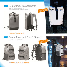 Vollreflektierender Rollrucksack Vollreflektierender Rollrucksack